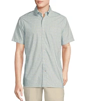 Cremieux Blue Label Brrr° Royal Twill Plaid Short Sleeve Woven Shirt