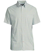 Cremieux Blue Label Brrr° Royal Twill Plaid Short Sleeve Woven Shirt