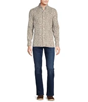 Cremieux Blue Label Cape Town Collection Paisley Print Long Sleeve Woven Linen Shirt