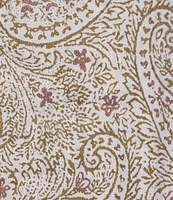 Cremieux Blue Label Cape Town Collection Paisley Print Long Sleeve Woven Linen Shirt