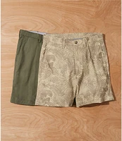 Cremieux Blue Label Cape Town Collection Palm Print 7#double; Inseam Shorts