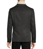 Cremieux Blue Label Chamonix Collection Herringbone Blazer