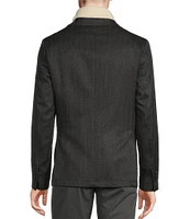 Cremieux Blue Label Chamonix Collection Herringbone Blazer