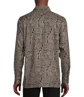 Cremieux Blue Label Chamonix Collection Paisley Long Sleeve Woven Shirt