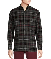 Cremieux Blue Label Chamonix Collection Plaid Moleskin Long Sleeve Woven Shirt