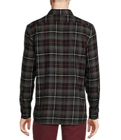 Cremieux Blue Label Chamonix Collection Plaid Moleskin Long Sleeve Woven Shirt