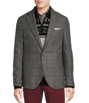 Cremieux Blue Label Chamonix Collection Windowpane Blazer