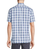 Cremieux Blue Label Check Short Sleeve Woven Shirt