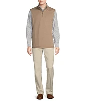 Cremieux Blue Label Chevron Quarter-Zip Vest