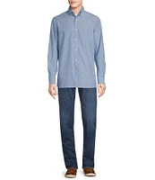 Cremieux Blue Label Chuck Jacquard Oxford Long Sleeve Woven Shirt