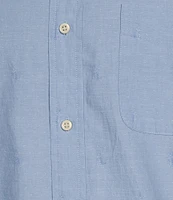 Cremieux Blue Label Chuck Jacquard Oxford Long Sleeve Woven Shirt