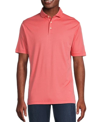 Cremieux Blue Label Classic Fit Cotton Interlock Short Sleeve Polo Shirt