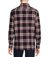 Cremieux Blue Label Classic Fit Plaid Oxford Long Sleeve Woven Shirt