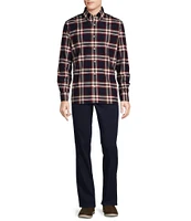 Cremieux Blue Label Classic Fit Plaid Oxford Long Sleeve Woven Shirt