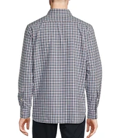 Cremieux Blue Label Classic Fit Multi Plaid Print Oxford Long Sleeve Woven Shirt