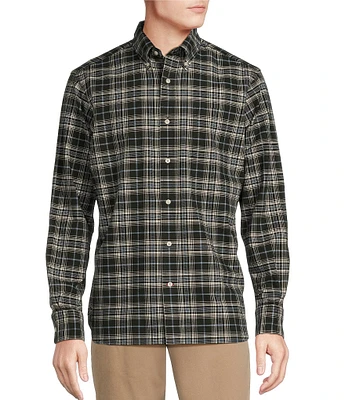Cremieux Blue Label Classic Fit Small Plaid Oxford Long Sleeve Woven Shirt