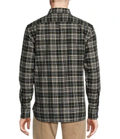 Cremieux Blue Label Classic Fit Small Plaid Oxford Long Sleeve Woven Shirt