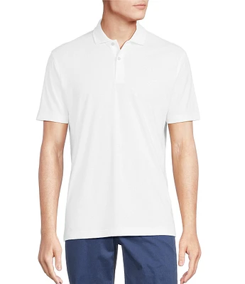 Cremieux Blue Label Classic Fit Stretch Jersey Solid Short Sleeve Polo Shirt