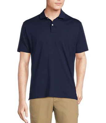 Cremieux Blue Label Classic Fit Stretch Jersey Solid Short Sleeve Polo Shirt