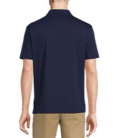 Cremieux Blue Label Classic Fit Stretch Jersey Solid Short Sleeve Polo Shirt