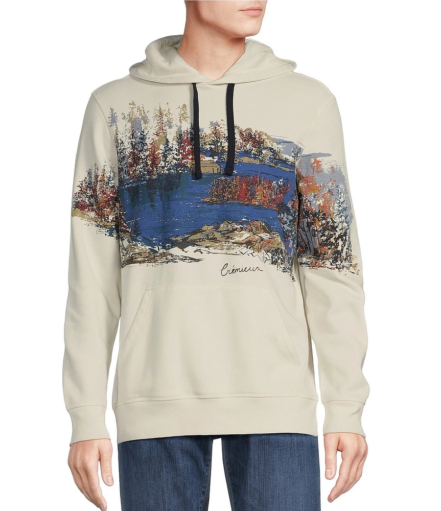 Cremieux Blue Label Down East Collection Graphic Fleece Hoodie