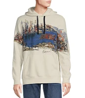 Cremieux Blue Label Down East Collection Graphic Fleece Hoodie