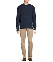 Cremieux Blue Label Down East Collection Honeycomb Wool Sweater