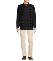 Cremieux Blue Label Down East Collection Plaid Quilted Full-Zip Vest