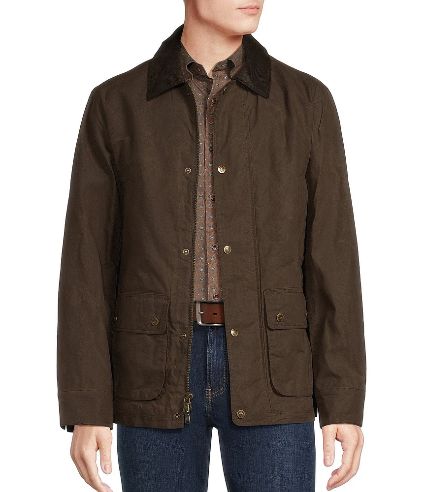 Cremieux Blue Label Down East Collection Waxed Cotton Jacket