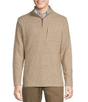 Cremieux Blue Label Fleece Quarter-Zip Sweater