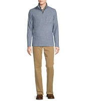 Cremieux Blue Label Fleece Quarter-Zip Sweater