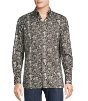 Cremieux Blue Label Floral Print Long Sleeve Woven Shirt