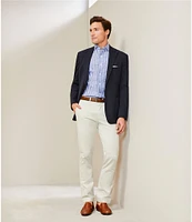 Cremieux Blue Label French Linen Stripe Long Sleeve Woven Shirt