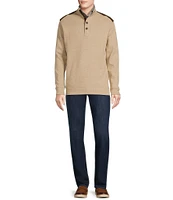 Cremieux Blue Label French Rib Mockneck Pullover