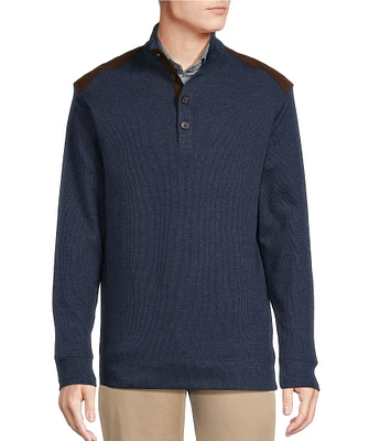 Cremieux Blue Label French Rib Mockneck Pullover