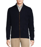 Cremieux Blue Label Full-Zip Cashmere Sweater