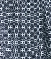 Cremieux Blue Label Geometric Slub Poplin Print Short Sleeve Woven Shirt