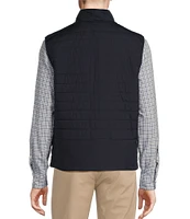 Cremieux Blue Label Hybrid Knit Reversible Full-Zip Vest