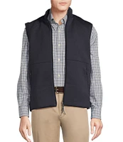 Cremieux Blue Label Hybrid Knit Reversible Full-Zip Vest