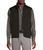 Cremieux Blue Label Hybrid Knit Reversible Full-Zip Vest