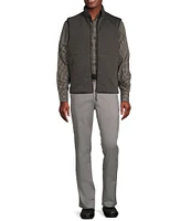 Cremieux Blue Label Hybrid Knit Reversible Full-Zip Vest