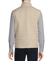 Cremieux Blue Label Hybrid Knit Reversible Full-Zip Vest