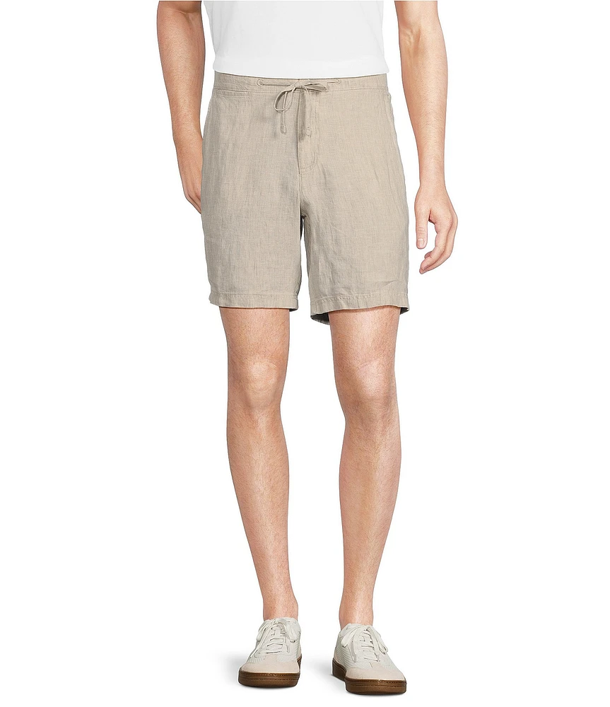 Cremieux Blue Label Key West Collection Madison Relaxed Fit Linen 8#double; Inseam Shorts