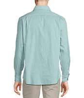 Cremieux Blue Label Key West Collection Solid Long Sleeve Woven Shirt