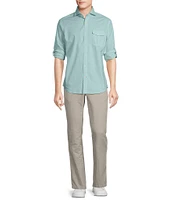 Cremieux Blue Label Key West Collection Solid Long Sleeve Woven Shirt