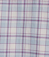 Cremieux Blue Label Lightweight Oxford Plaid Short Sleeve Woven Shirt