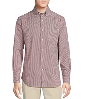 Cremieux Blue Label Long Sleeve Button Down Check Oxford Woven Shirt
