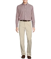 Cremieux Blue Label Long Sleeve Button Down Check Oxford Woven Shirt