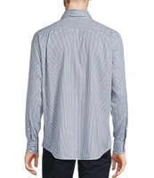 Cremieux Blue Label Long Sleeve Button Down Check Oxford Woven Shirt