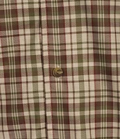 Cremieux Blue Label Long Sleeve Button Down Mid Plaid Heather Twill Woven Shirt